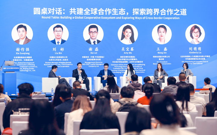 人力资源公司JN江南JN SPORTS国际集团市场兼高管猎寻业务总经理刘萌萌出席北京国际投资贸易洽谈会并参与圆桌会谈